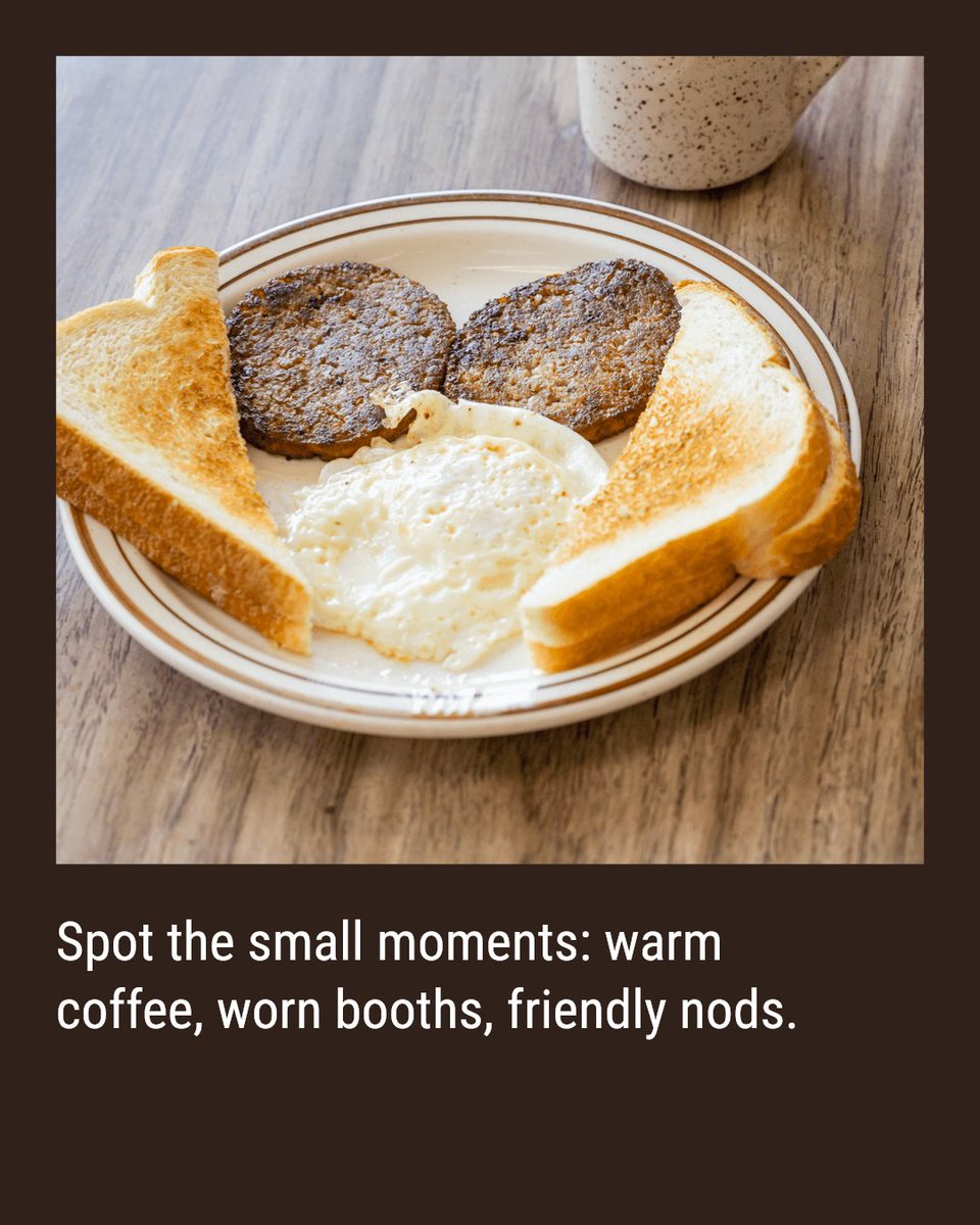 MrDonRestaurant's tweet photo. It's the little things at a diner that make the drive worth it: the worn booths, the friendly nod from the server, the smell of fresh coffee that feels like a warm hug. What tiny diner detail brings back your best memories? #battlecreekeats https://t.co/T8F7KeU0i1