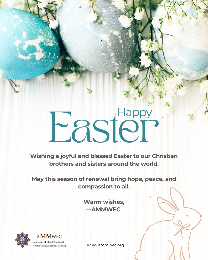 ammwecofficial's tweet image. Let this Easter bring peace, happiness, and endless opportunities your way. #easter2026 #christianity #interfaith #ammwec @anilaali