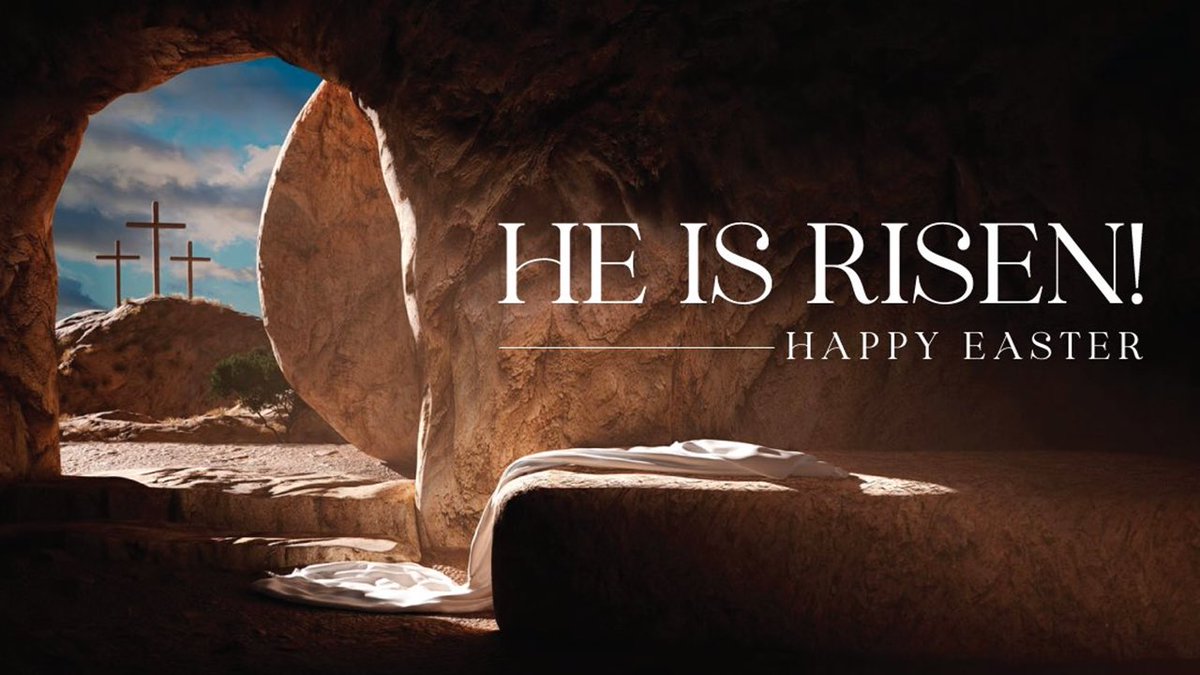 BBurnetta's tweet photo. Happy Easter. He is risen. https://t.co/pQIQwsX2zW