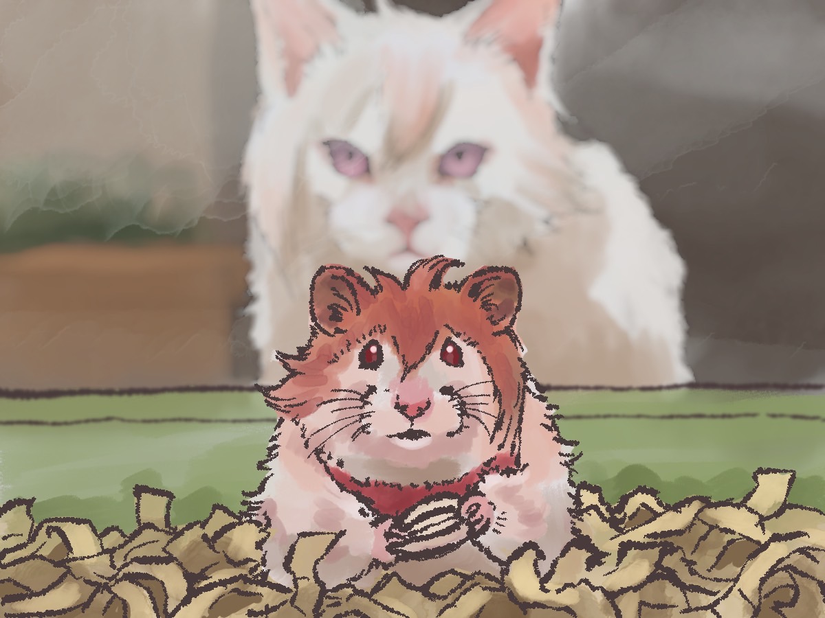 懐かないモンみつ tweet media