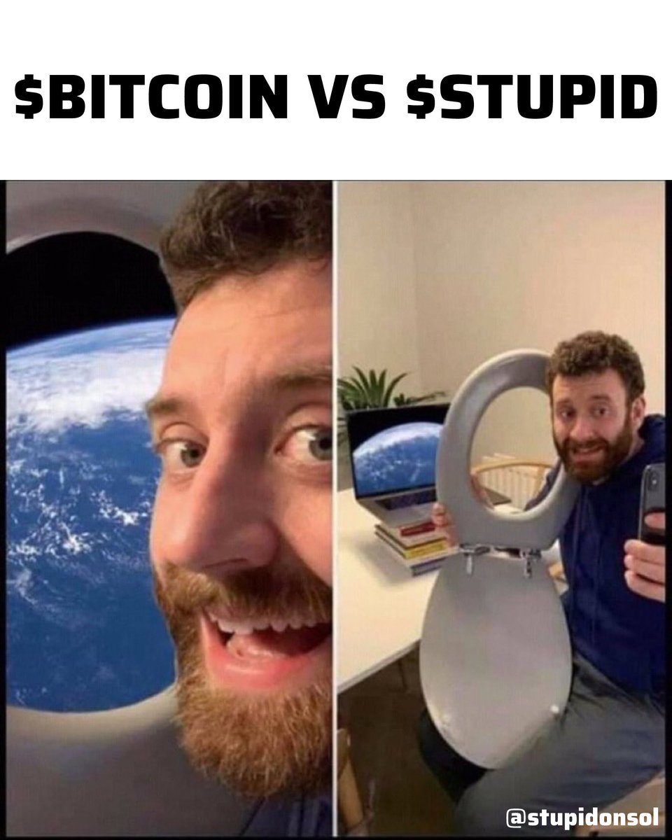 Stupid = BTC² tweet media