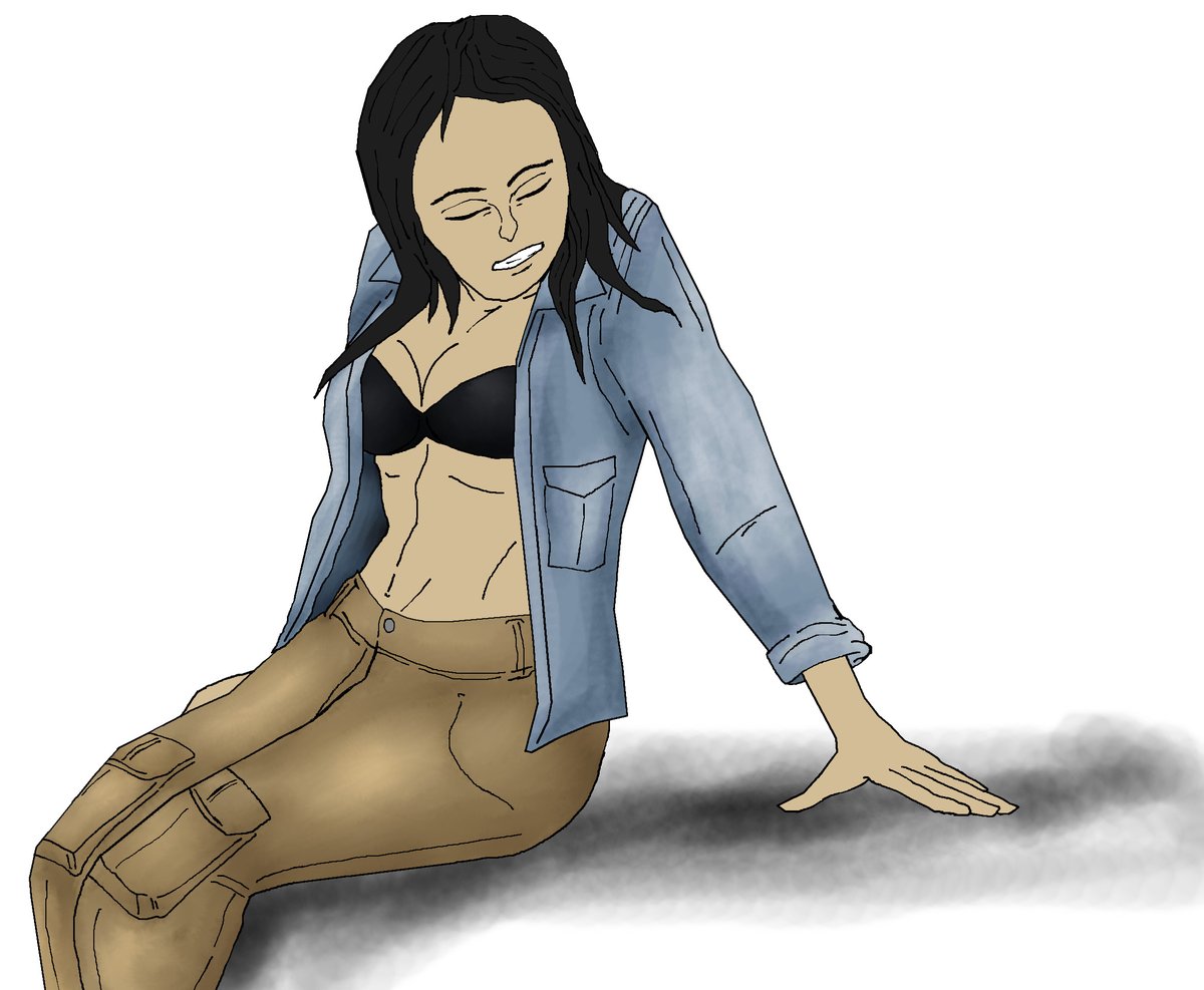 Batinda, a Orang Rimba girl was born in 1937 and passed away in 2016.

Her main outfit: bra, jacket (jeans) and cargo pants