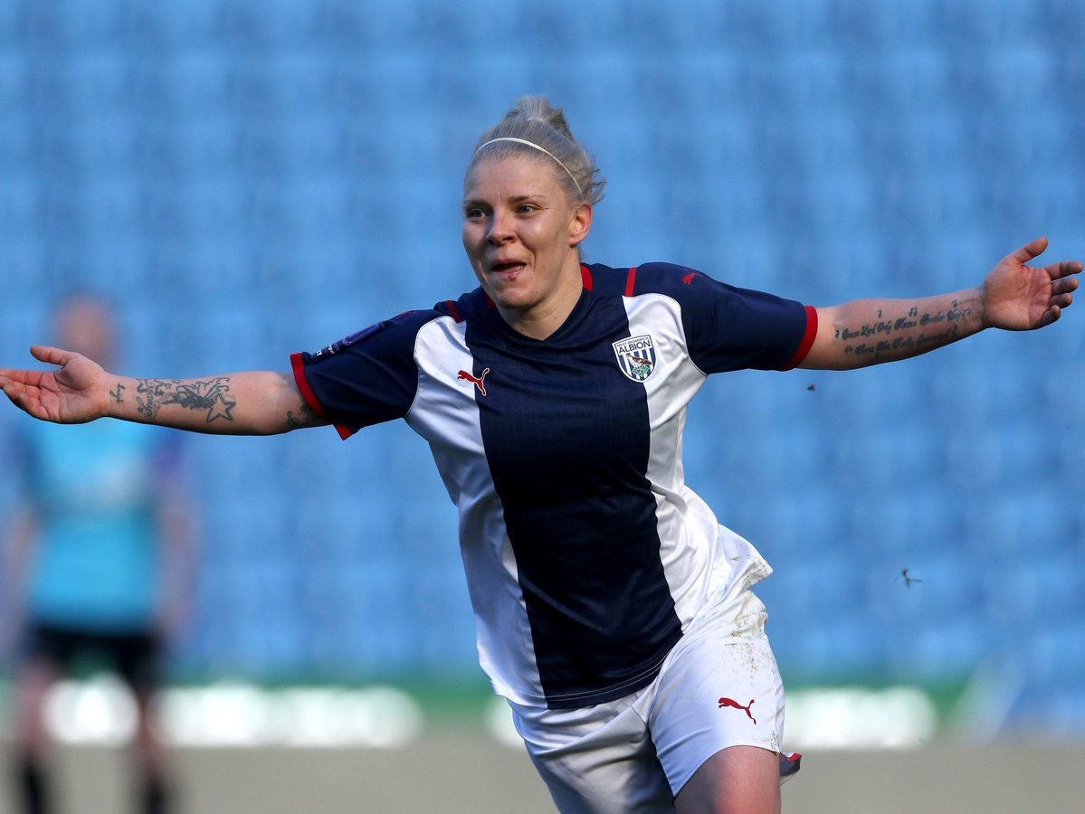 HerGameToo_WBA's tweet image. We would like to wish @Dugmore14, the first @WBAWomen player to score at The Hawthorns, all the best in her retirement. 💙💛

#WBA #HerGameToo #HGT