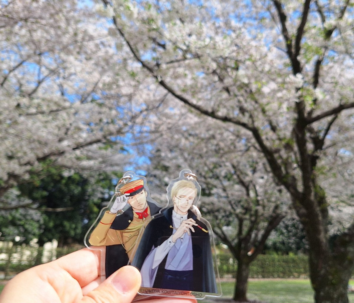 Meeshanf's tweet photo. お花見🌸間に合って良かった😌💕 https://t.co/qTv0scvNgS