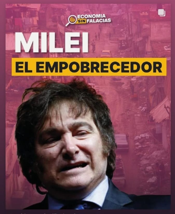 BlogHincha's tweet image. . @JMilei El ÉMULO Nº 1 de #Goebbels NO PARA de #MENTIR y de #Manipular los #Datos del @INDECArgentina CHE #PAYASO #REY de la #MENTIRA y el #RELATO  las #Pelotas BAJÓ la #POBREZA 
POBRE #Argentina CON ESTE #Presidente y ESTE #GobiernoDeMierda #FACHO y #Empobrecedor