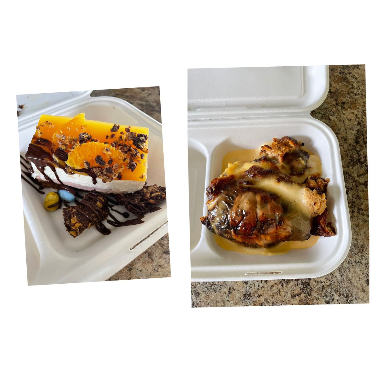 Milhart66Ken's tweet image. Easter Sunday lunch out: Slow roasted Topside of Beef and Beetroot &amp;amp; Butternut Squash Wellington. We brought our desserts: Hot Cross Bun Bread and Butter Pudding and Chocolate Orange Cheesecake home to eat later.