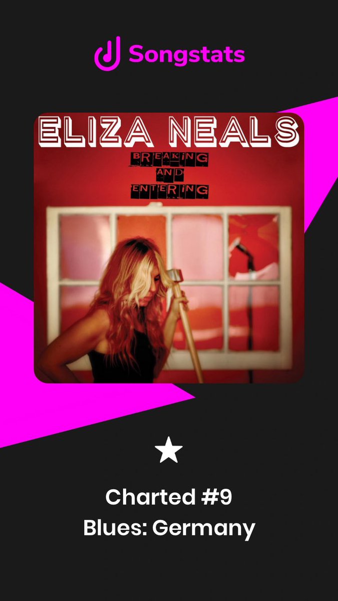 ElizaNealsRocks's tweet image. 💋More Good News… Just grabbed some radio and streaming charts at @SongstatsApp 
#3 On the Apple Charts in the country of Luxembourg #BreakingAndEntering
 
 #10 On the Apple Charts in Germany 
#10000FeetBelow🕳️
⭐️