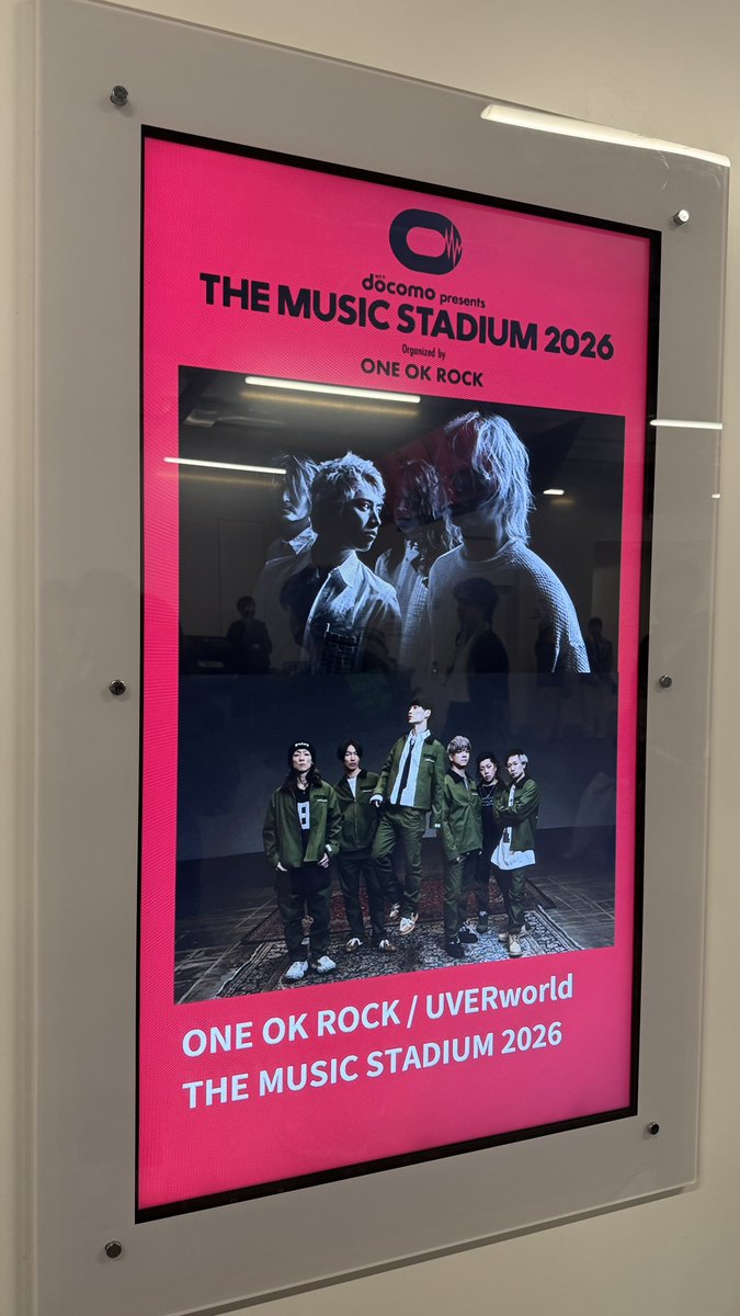 wasamon69's tweet photo. docomo presents THE MUSIC STADIUM 2026 organized by ONE OK ROCK
MUFGスタジアム (国立競技場)
ONE OK ROCK w/ UVERworld / YOASOBI
#wasamon69 https://t.co/qyUguEtZQj