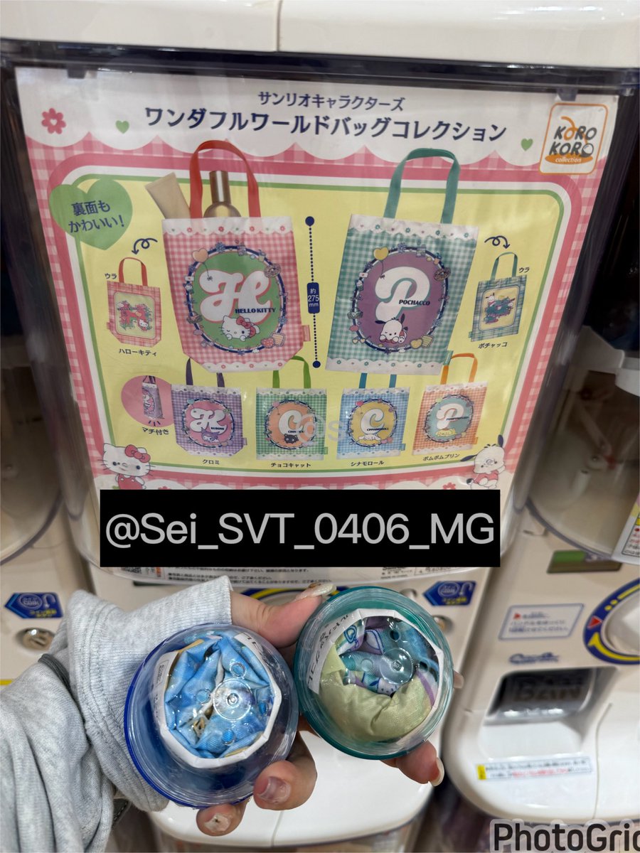 サンリオキャラクターズ
ワンダフルワールドバッグコレクション
ガチャ 交換

譲:シナモロール ポチャッコ

求:ポムポムプリン クロミ

郵送にて
※固ツイ必読 未成年・取引垢❌

画像付きリプからご連絡ください
よろしくお願いいたします🙇‍♀️