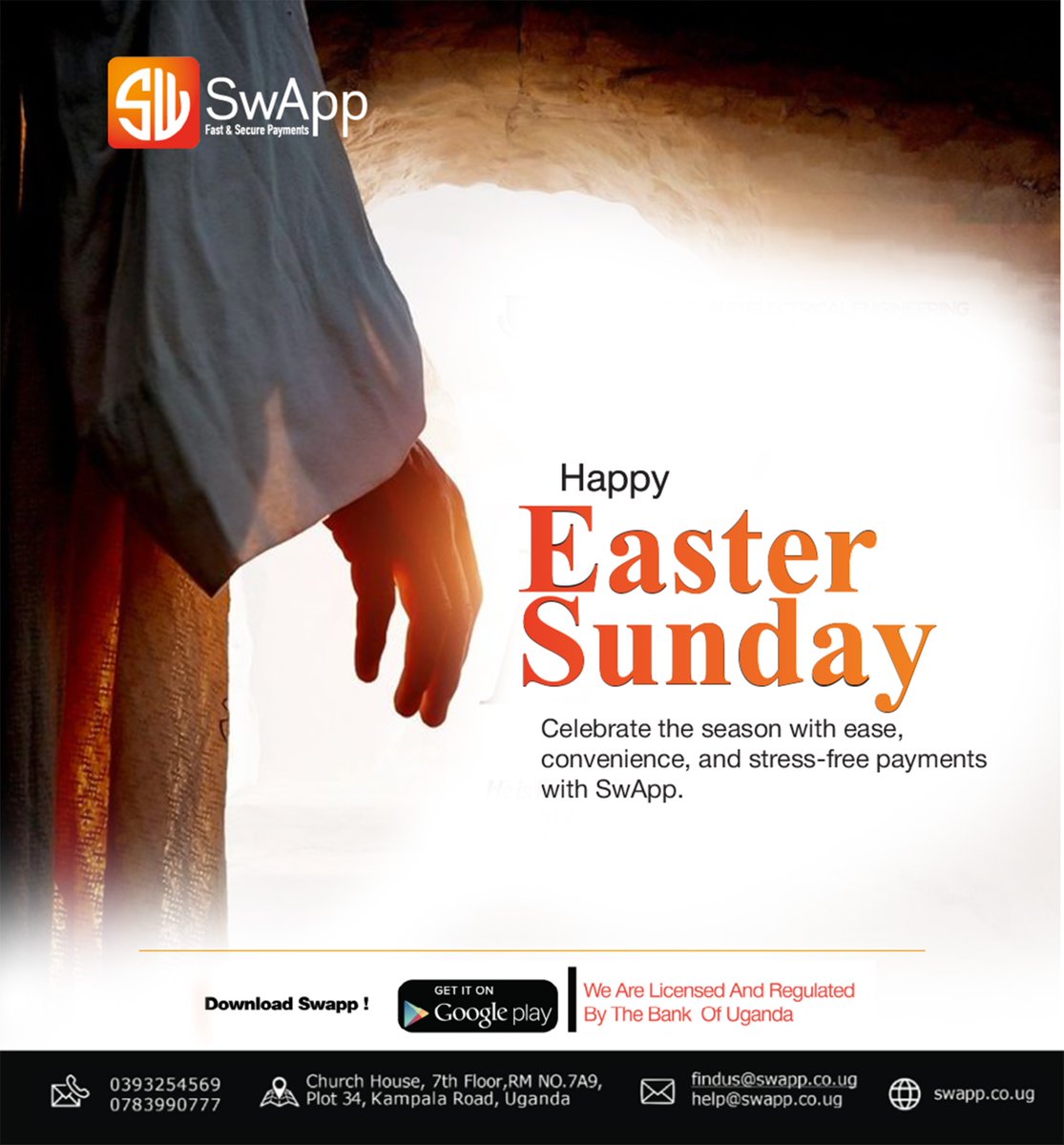 _SwApp's tweet photo. 🌷🐣 Happy Easter from SwApp Payments Systems Ltd! 🐣🌷

Wishing our clients, partners, and community a joyful day filled with renewal, happiness, and new opportunities.

Here’s to fresh beginnings and continued success together! 🌼

#HappyEaster #SwappPayments #NewBeginnings https://t.co/8ZqHKFl7ti