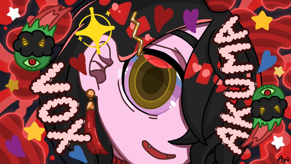 【repost.】
Good mo...nitoring, let me in?👀
※Original song illustration refered.
#VoxAkuma #Akurylic