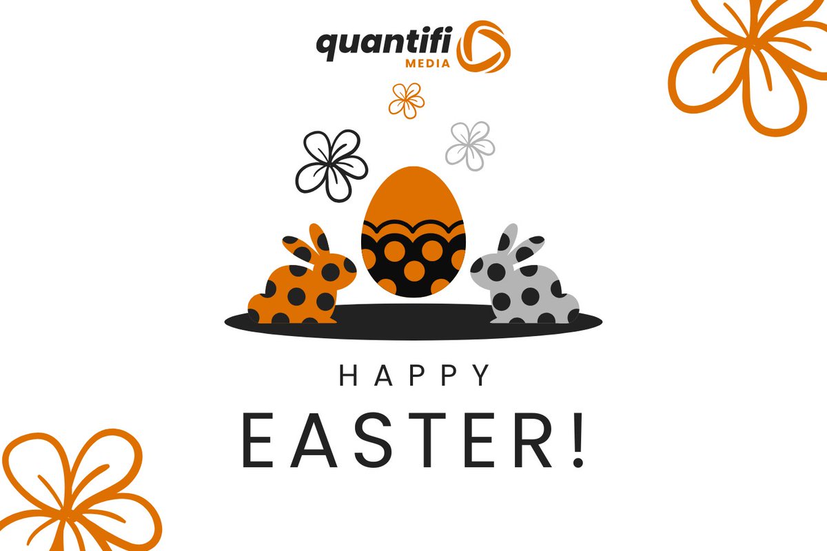 quantifimedia's tweet photo. Happy Easter from all of us at Quantifi Media 🐰🌷 Wishing you a day filled with joy, creativity, and time with the people who matter most. https://t.co/hOBkleLmJA