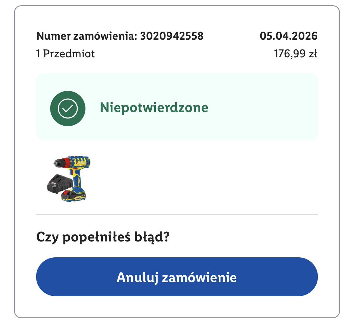 Generalnie nie mam sprawnej wkrętarki… 
A ta taka piękna…
