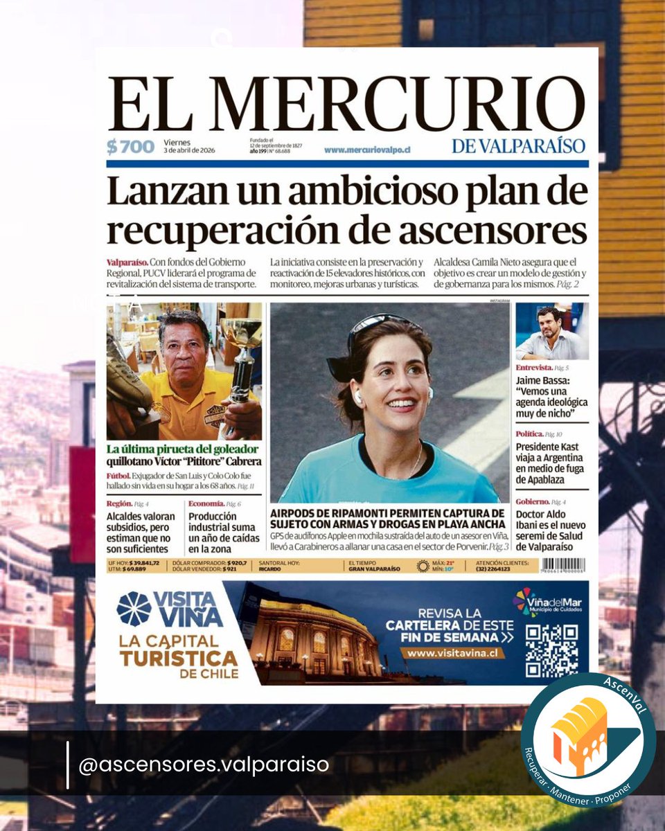 Usuarias y usuarios de Ascensores de Valparaíso tweet media