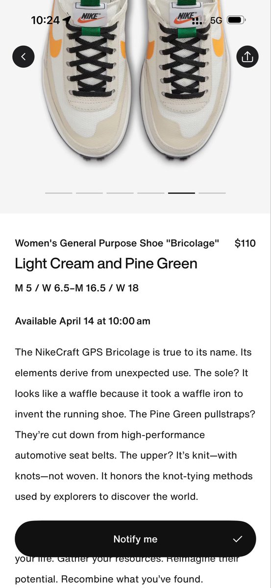 noooooooo not the chatgpt slop writing in Nike product copy