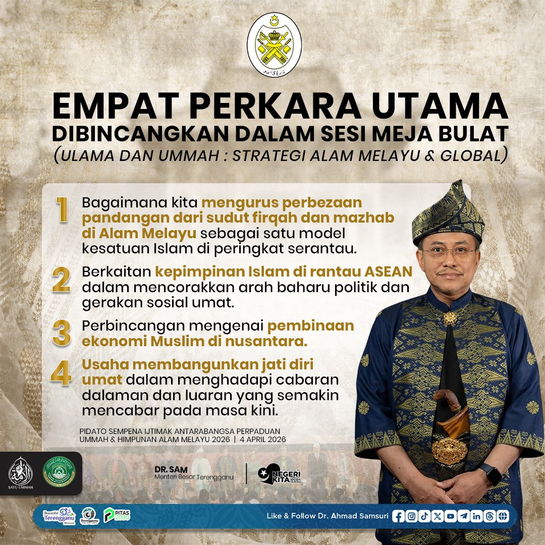 Dr Ahmad Samsuri Mokhtar tweet media