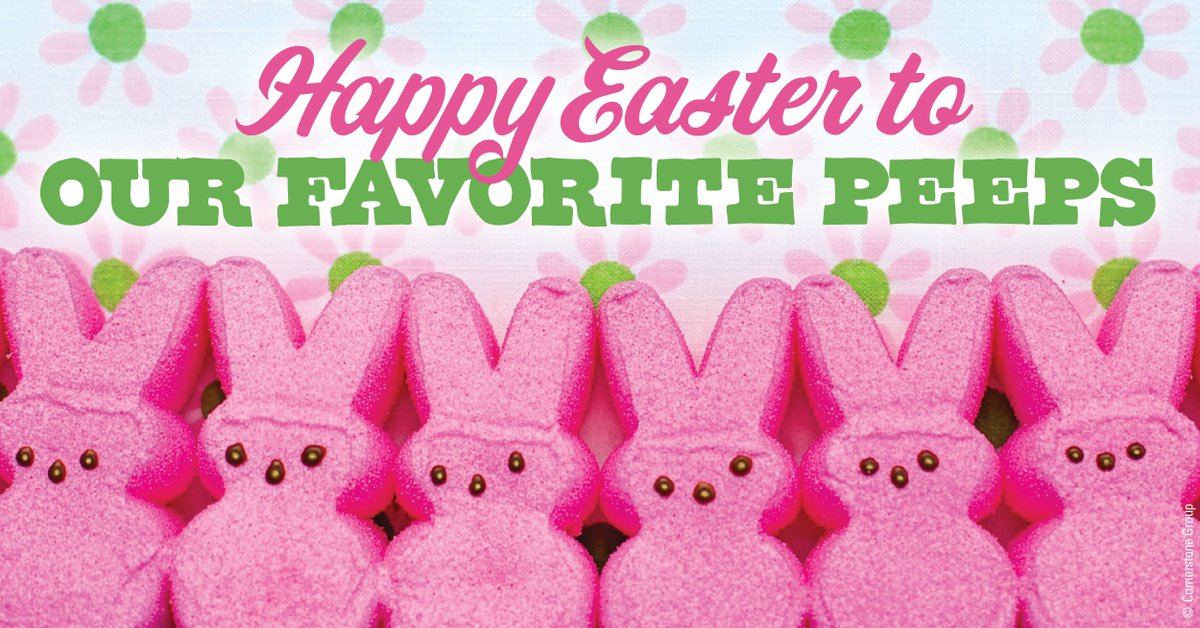 gomadison's tweet photo. Our favorite peeps include family members, friends, neighbors, customers, and employees. Wishing you all a Happy Easter filled with sweet moments and memories! https://t.co/qioVqldWJV