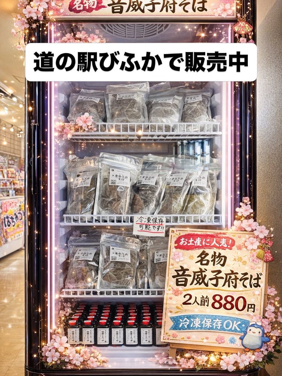 駅そば音威子府 tweet media