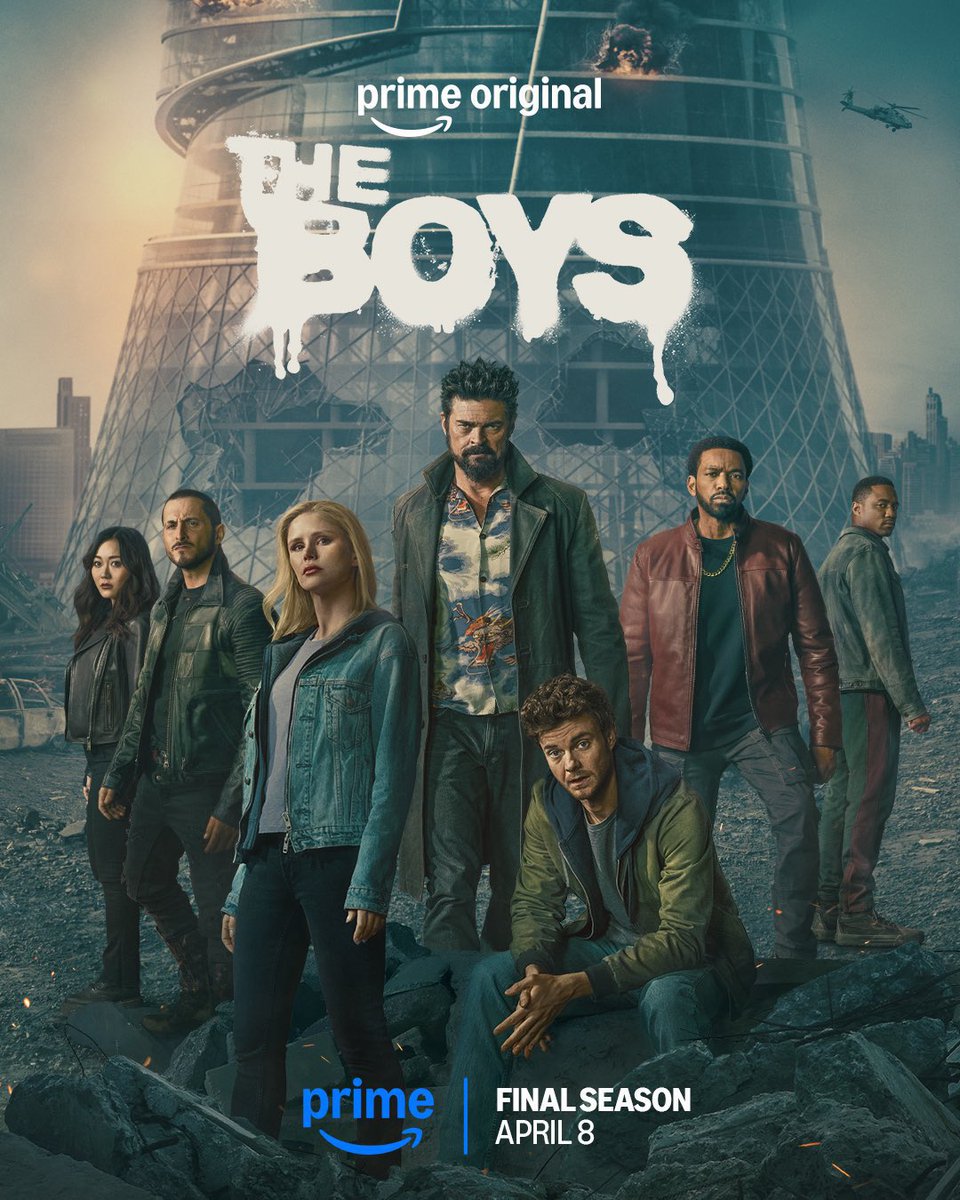 🚨| TÁ CHEGANDO!!!!!

FALTAM APENAS 3 DIAS PARA A 5º E ÚLTIMA TEMPORADA DE THE BOYS. 

QUARTA FEIRA PROMETE.
