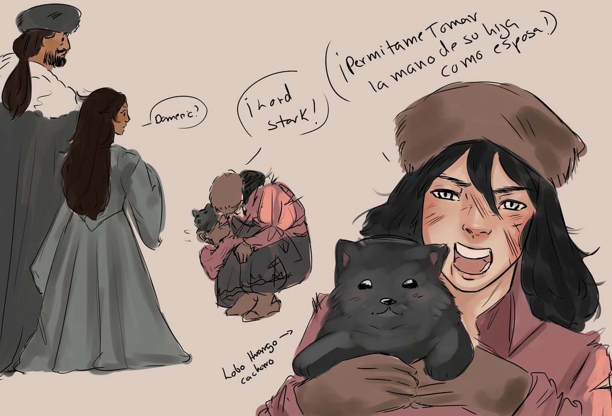 Shipooky_Mini's tweet photo. Rickard: si te quieres casar con mi hija, encuentra un loo huargo
Domeric en breve tras dos semanas en el bosque:
#domericbolton #domeric #lyanna #lyannastark #rickardstark #bolton #lyameric #asoiaf #got https://t.co/ee1SJvBG6s