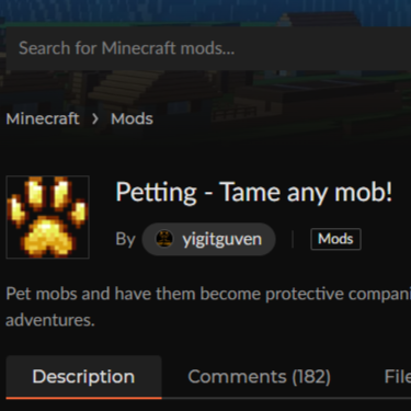 YigitGuven0's tweet photo. Petting - Tame any mob! is going to receive some updates today. I'm fixing all issues in GitHub Issues make sure your issue/suggestion is there. https://t.co/Lo3fLfHKFu

#minecraft #petting #minecraftmod https://t.co/Qipb6sr9U7