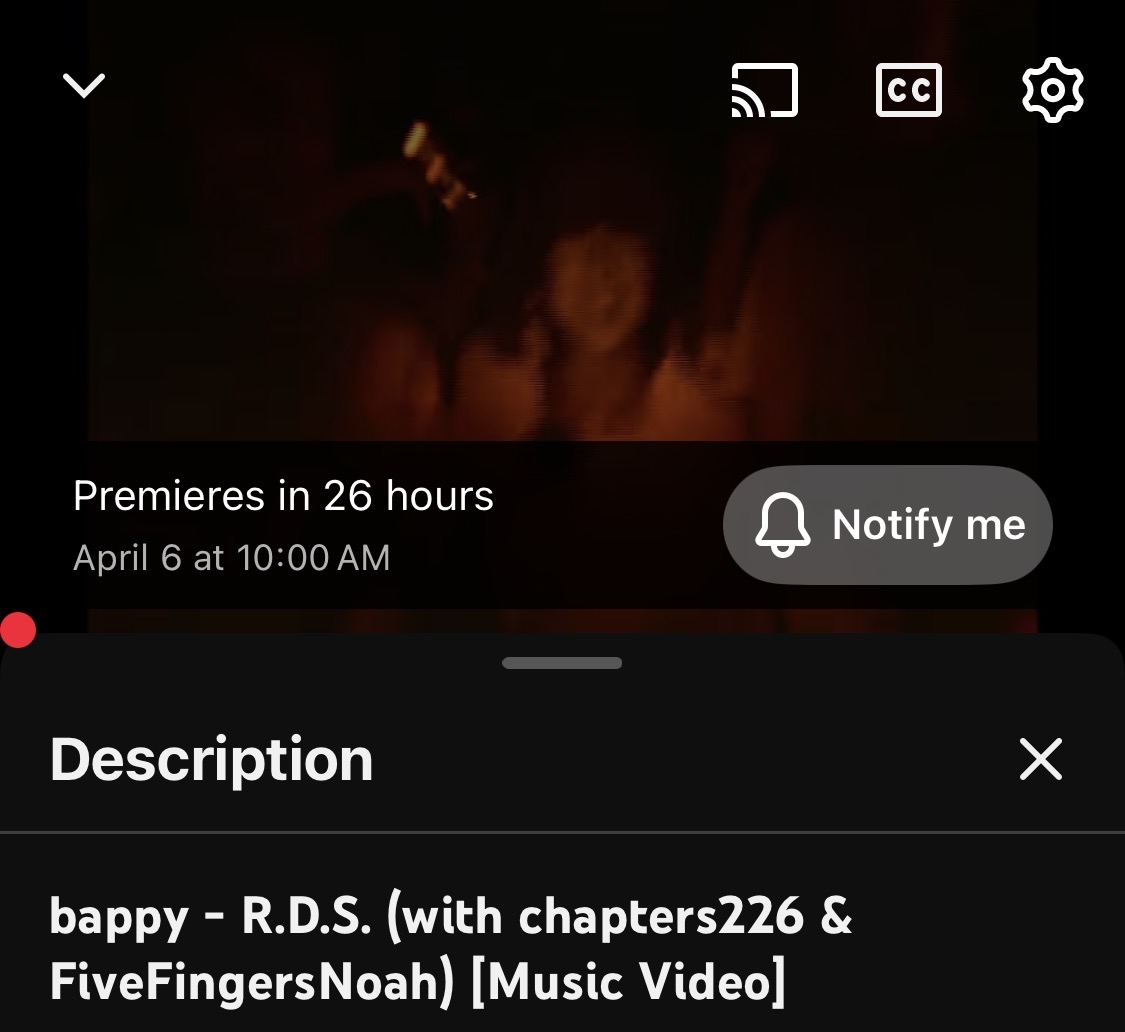 R.D.S. music video w/ <a href="/ttwotwosixx/">carter</a> &amp; <a href="/shyneoutkid/">fivefingersnoah</a> comes  out tomorrow @ 1PM EST on my channel

dir. by <a href="/hiddendriveway_/">Hidden Driveway</a> 
edit by me n <a href="/ecksposting/">ecks</a> 

link in replies promise me youll be there