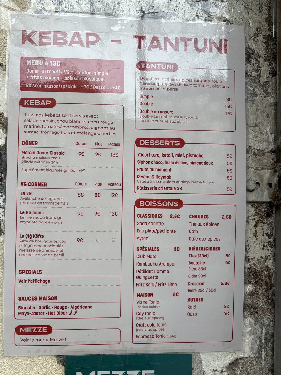 LesTasters's tweet photo. Mersin, 1 salle, 2 ambiances ! Un côté street doner #kebab &amp; tantuni et un autre + mezze / pain maison (bientôt) avec bar au milieu. Beaucoup de VG aussi. Toujours bien fait avec cette équipe https://t.co/Bc9AcMIQmK https://t.co/FMlICp384D