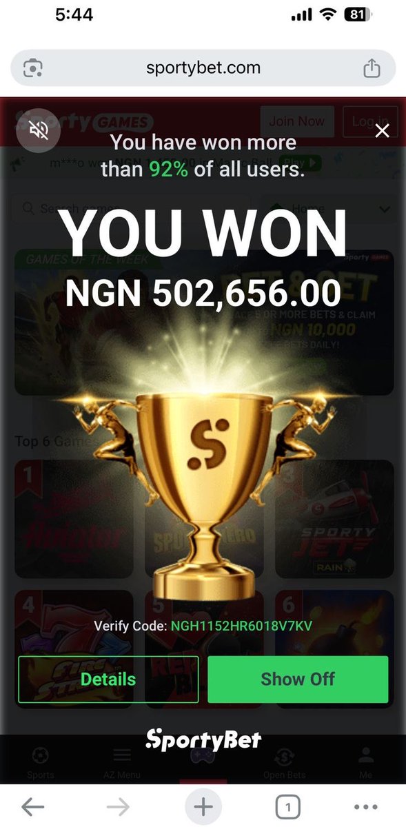 So.   If no drink ogogoro I no go knack sporty? 🤔🤔🤔