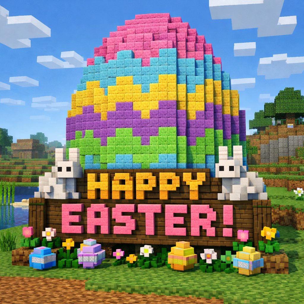 thepyro's tweet photo. Happy Easter Everyone!!!! Enjoy the day, the family, and the chocolates!!!

Today is for rest, but I might be live later…… 😉 

#easter #minecraft #twitch #twitchstreamer https://t.co/iovbqQ2tjY