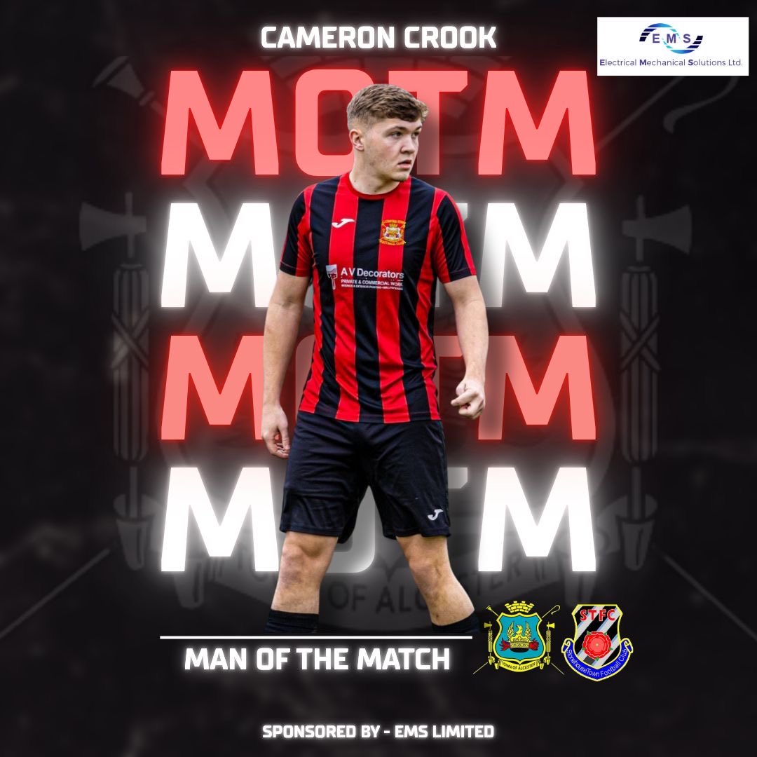 AlcesterTownFC's tweet photo. | 𝗠𝗮𝗻 𝗼𝗳 𝗧𝗵𝗲 𝗠𝗮𝘁𝗰𝗵

Saturday’s AV Decorators Man of The Match goes to Cameron Crook

Could’ve gone to a number of lads after a solid defensive display, but Cam edges it. Commanding at the back and strong in the tackle throughout.

(Sponsored by EMS Ltd)

❤️🖤 https://t.co/RLvEsrA0nG
