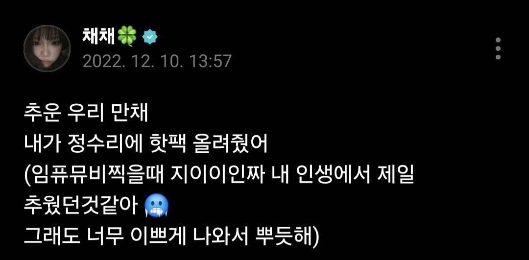 채채즈 파일 tweet media
