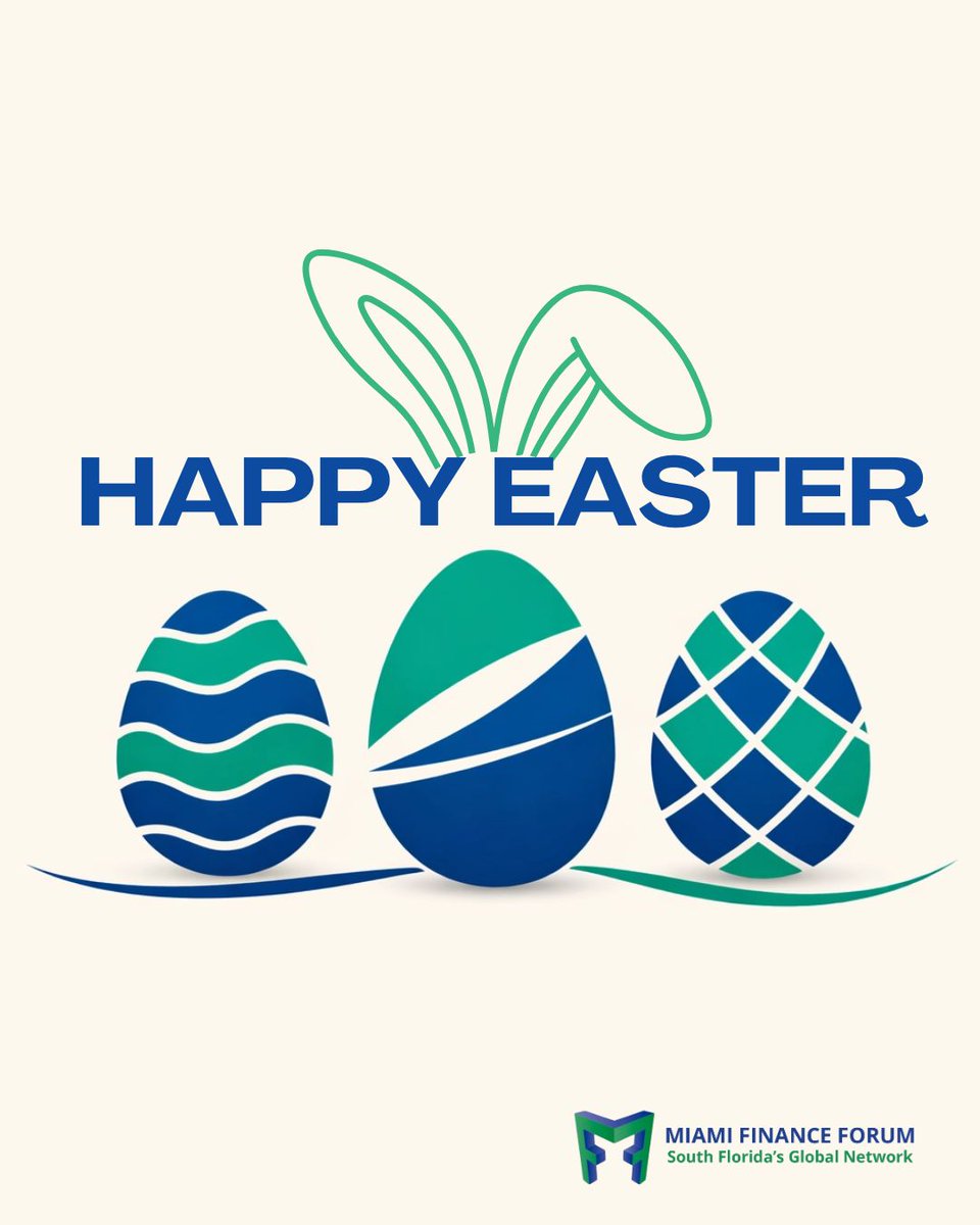 Wishing you a happy and joyful Easter. Best wishes from all of us at the Miami Finance Forum.

#Easter #MiamiFinanceForum #HolidayGreeting #SouthFlorida