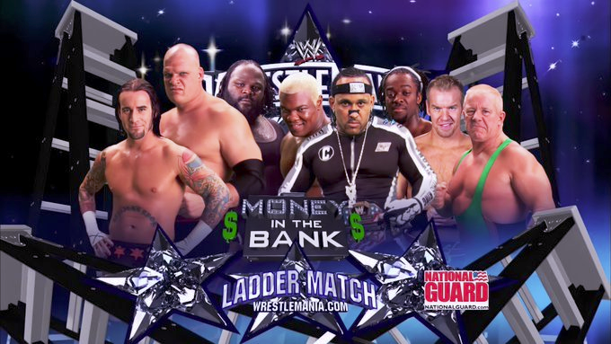 wrestle_hist's tweet photo. 4/5/2009    

CM Punk won the Money in the Bank Ladder Match for the second time at WrestleMania XXV from Reliant Stadium in Houston, Texas.   

#WWE #WrestleManiaXXV #CMPunk #Christian #Finlay #Kane #KofiKingston #MarkHenry #MVP #SheltonBenjamin #MoneyInTheBankLadderMatch https://t.co/5XVkfAHRG6