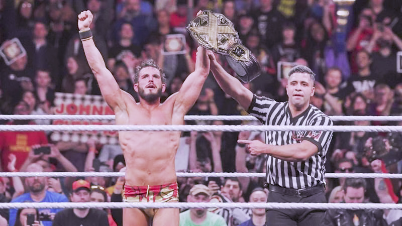 wrestle_hist's tweet photo. 4/5/2019
Johnny Gargano defeated Adam Cole in a 2-out-of- 3 Falls Match to win the vacant NXT Championship at TakeOver: New York from the Barclays Center in Brooklyn, New York.
#WWE #WWENXT #TakeOverNewYork #JohnnyGargano #JohnnyWrestling #AdamCole #BayBay https://t.co/QlKLNIBgzJ