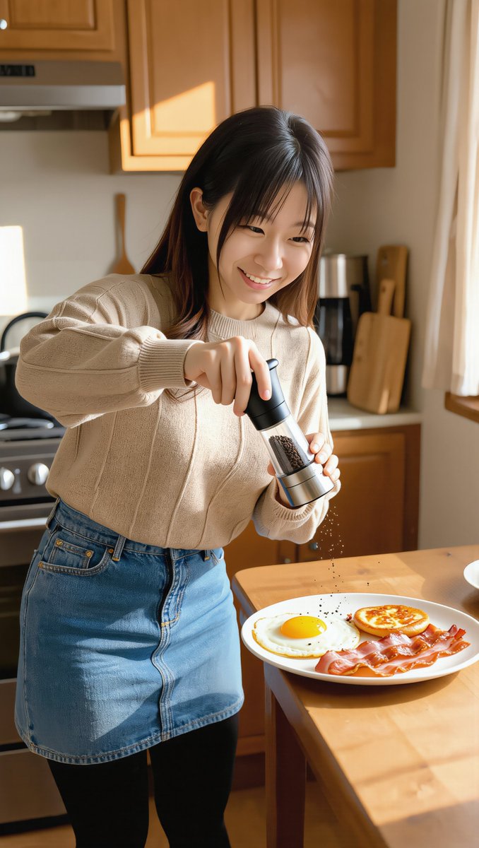 ai_healing_ai's tweet image. おはよう☀️

静かなキッチン、
やわらかい光、
できたての朝ごはん。

お仕事が始まる人も、
今日は少しゆとりのある人も、
ここまで来た自分にまずは花まるだよ🤍

焦らなくていい。
今週も一歩ずつ、一緒に進んでいこうね🫧

あたたかい一日になりますように☀️
#癒しの約束 #HealingPromise #cozy