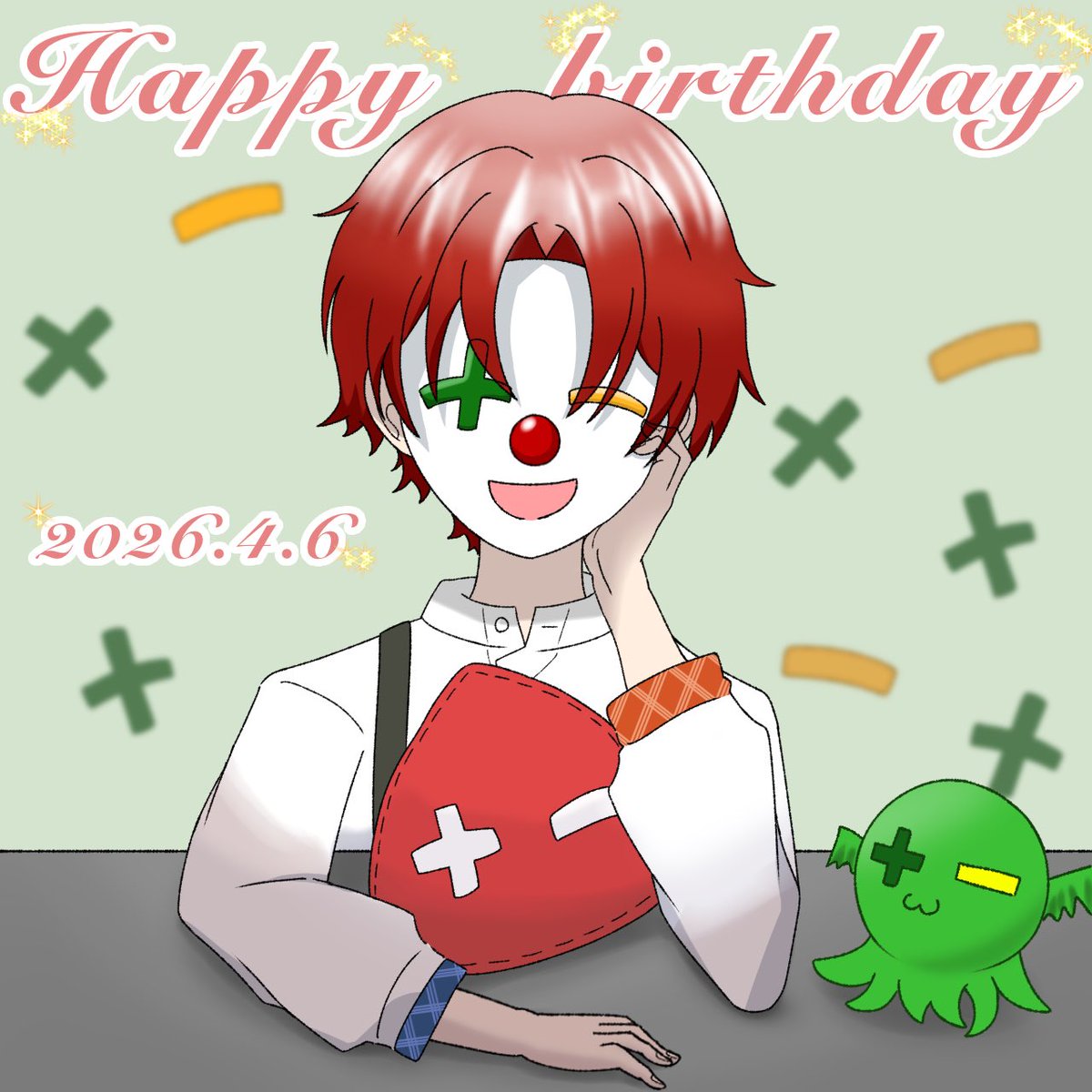 雨栗さんお誕生日おめでとうございます！！🥳🎉🎉
今年から始まったTRPG chもワクワクでいっぱいです✨

これからもゆるく長く応援しています！！

#雨栗お誕生日2026
#雨栗いらすと
