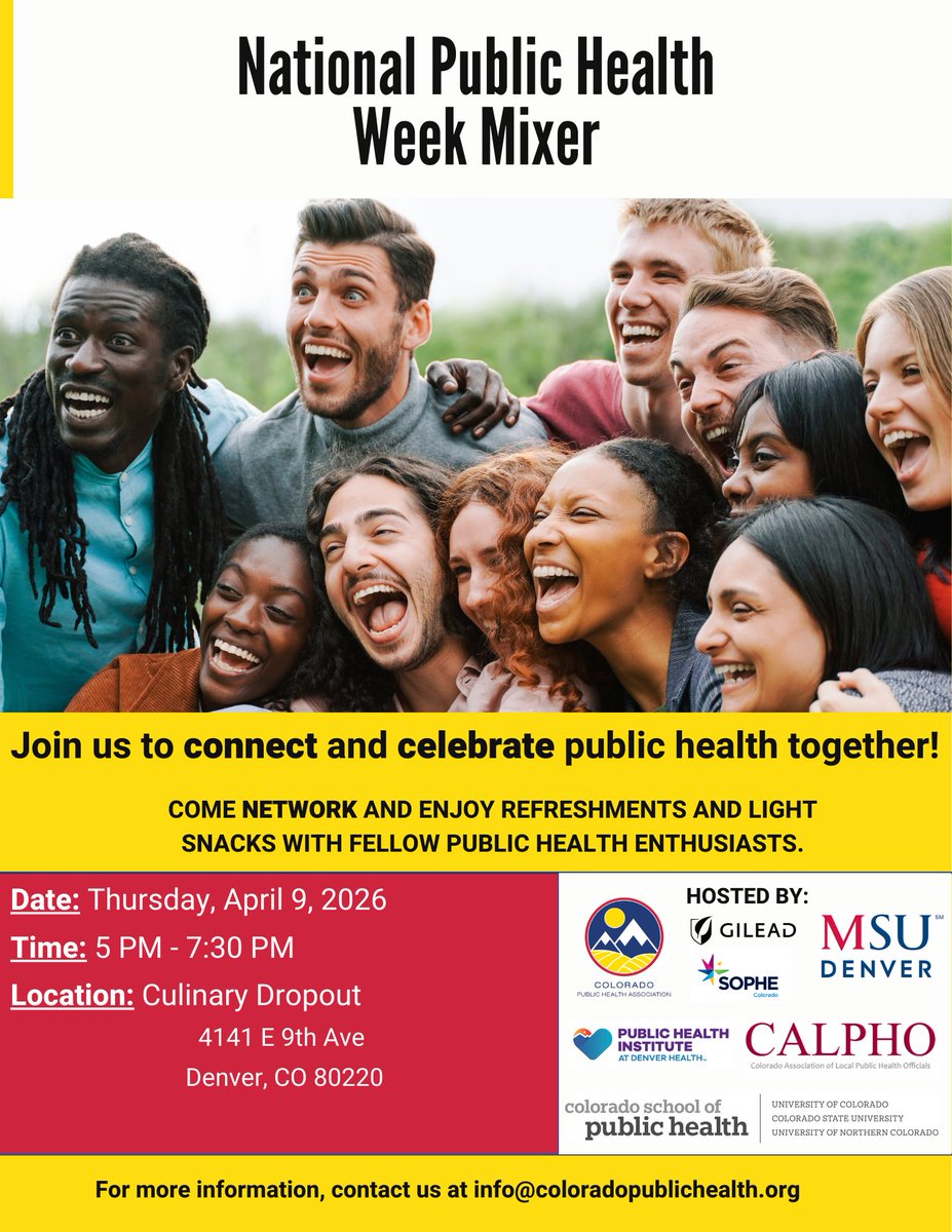 Colorado Public Health Association tweet media