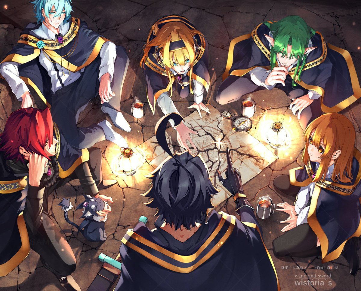 青井聖 アニメ2期26年4月！ Toshi Aoi【杖と剣のウィストリア】 tweet media