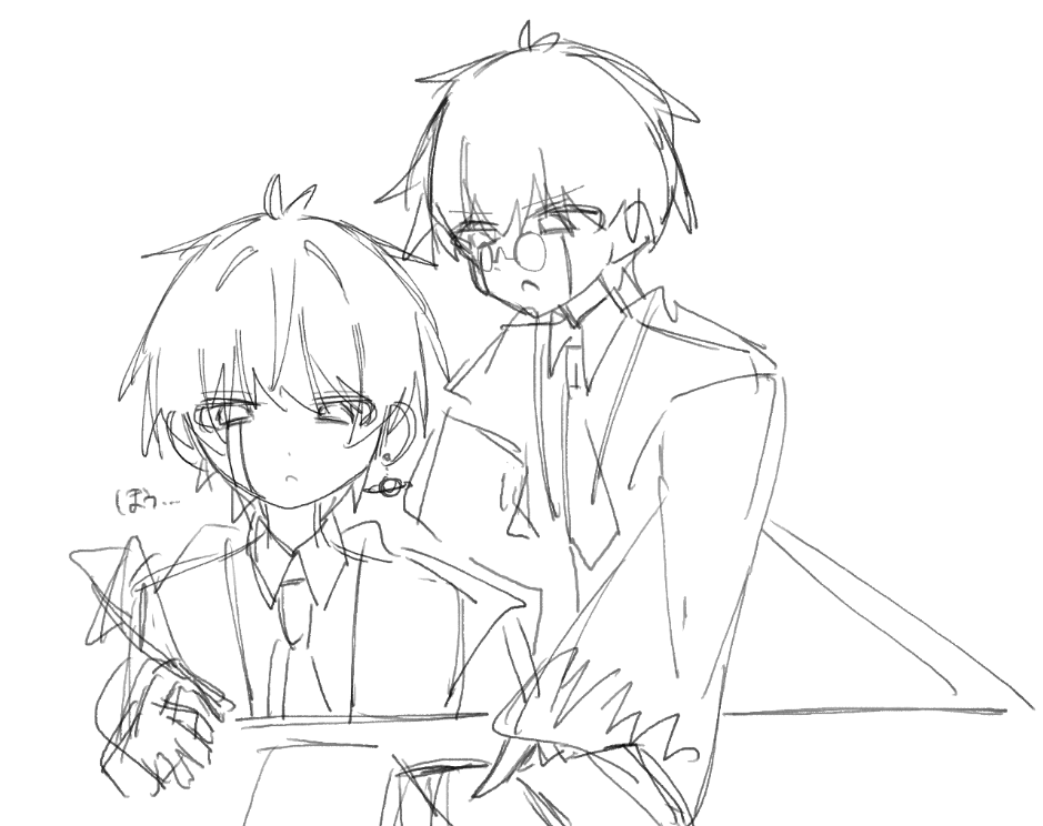 yu_xxxlu's tweet photo. 捧げものとして描いたけど🕶が描けなさ過ぎてボツったらとわ https://t.co/REwb8pj1cg