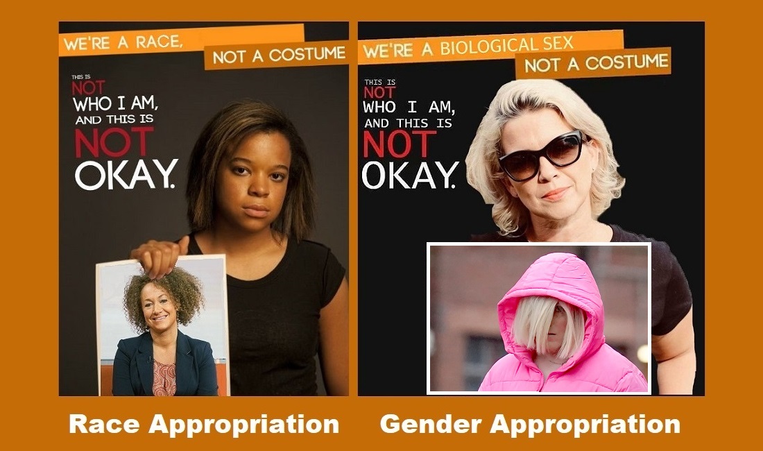 Lutz101's tweet photo. @Miroandrej If men have a right to invade women's spaces and affirmative action programs for women if they identify as women, it follows that whites have a right to invade black spaces and affirmative action programs for blacks if they identify as black. @rebeccatuvel #Transgender #Transrace https://t.co/UKfIvAbt1k