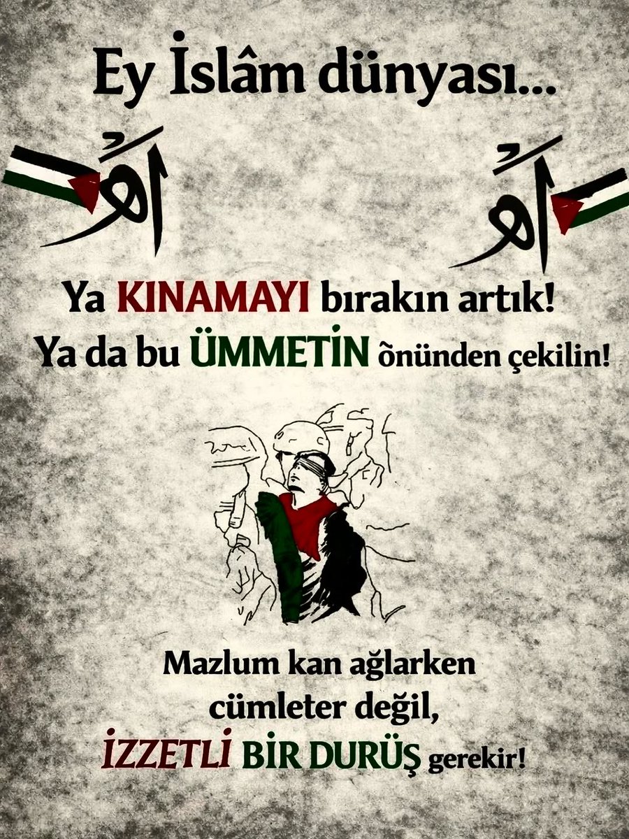 Mescid-i Aksa'ya sahip çık.

idamları durdurun!

#genocidelaw
