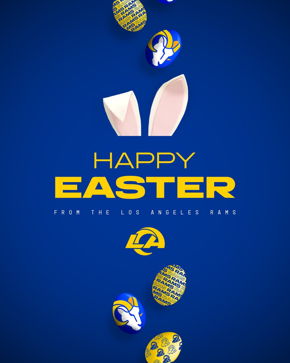 Happy Easter Rams Fam!💙