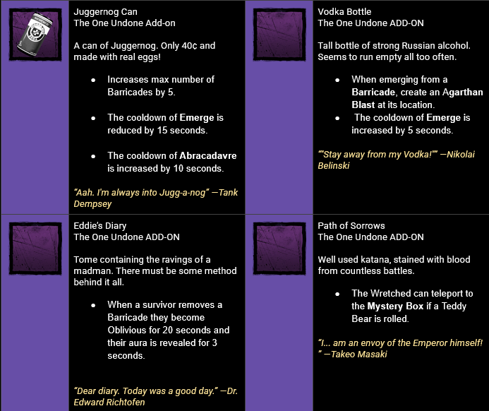 CoD Zombies for DBD tweet media