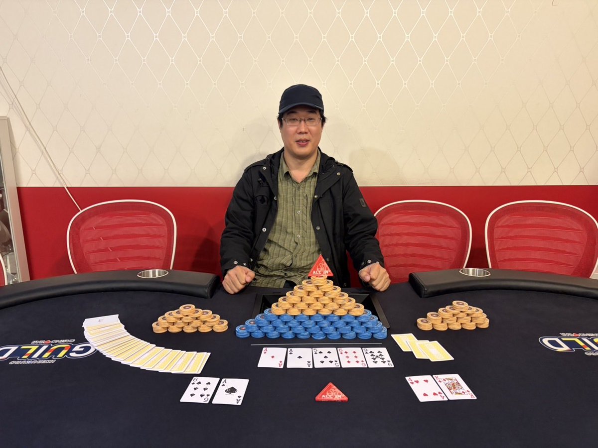 AG_Ikebukuro's tweet photo. 本日のトーナメント結果

SATURDAY BIG STACK 5K
優勝       jinshira様
準優勝   SHILO様
3位       Kanagawa

PLO
優勝       HIRO様
準優勝   ジャックスパ二郎様

IKEBUKURO TURBO
入賞       Denchu様
              ブロッコリー様

でした！！
おめでとうございます🥳✨ https://t.co/uDWbBJqOMc