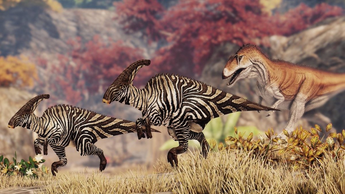 In collaboration with Spinoraptyrex who did the model edit, the Jiayinensis Parasaurolophus Mutation! Now up on the Steam Workshop for <a href="/PrimalCarnage/">Primal Carnage</a>

The Mutation is based on Charonosaurus

#PaleoArt #Art #Dinosaur #PrimalCarnage #PrimalCarnageExtinction #PrimalCarnageEvolution