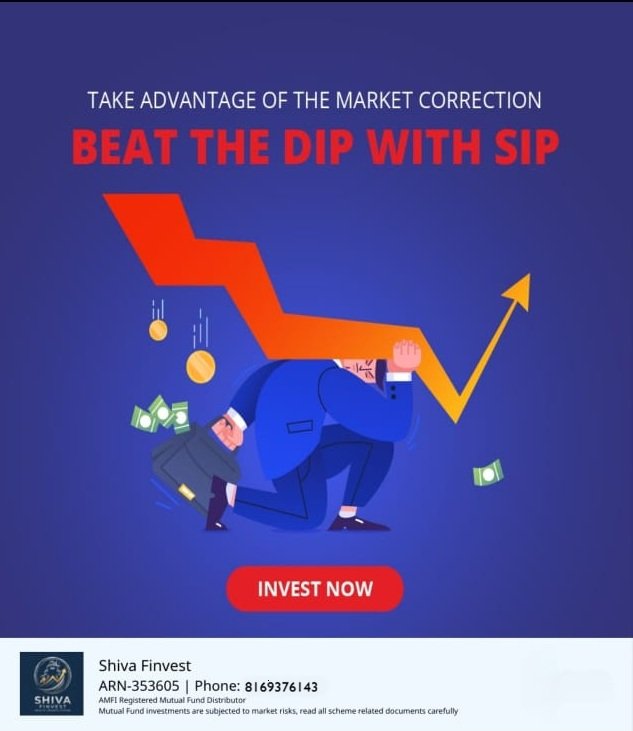 rangilo_Sh's tweet photo. Beat the dip with SIP
Contact me to know more

#ShivaFinvest
#Investment
#WealthCreation
#SIP
#MutualFund https://t.co/MRsydt6Nd1