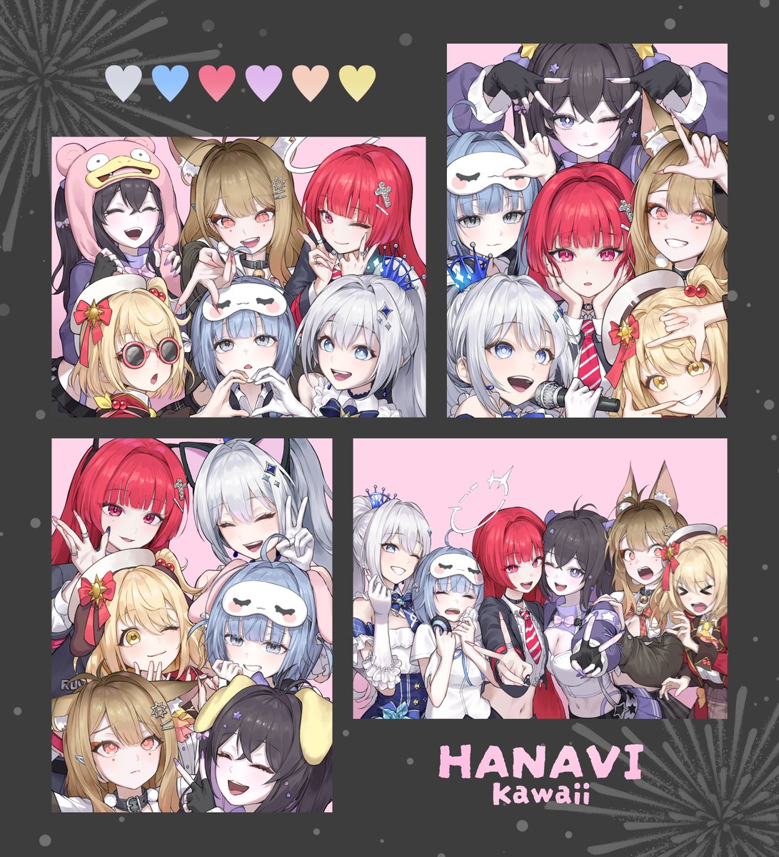 nahrabbit_'s tweet photo. #그렸넴 #ARUVIT #팬아트다몽 #aellart #cherii_a #senah_art
(조금늦은) 하나비 1주년 축하 팬아트!
하나비 일본 여행갔을 때 프리쿠라를 찍었다면? 하는 생각에서 구상을 시작해본 팬아트야

개별 이미지들은 카페글에 모두 다운받을 수 있게 해뒀다옹

늦었지만 1주년 너무 축하해!!
@nemu_hanavi @ruvi_hanavi @mirai_hanavi @aella_hanavi @cherii_hanavi  @senah_hanavi