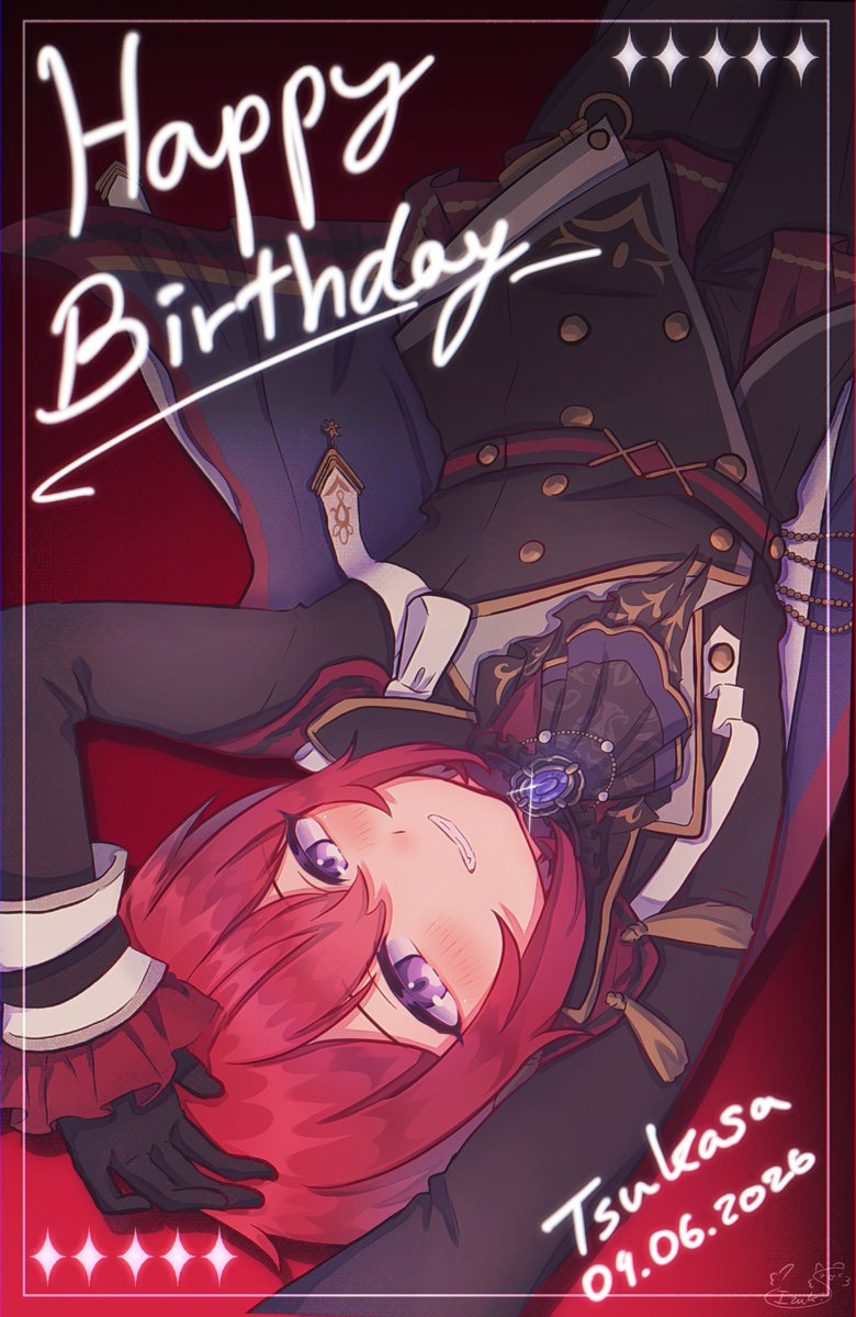 ShidoIzuki's tweet photo. ❤Happy Birthday to my cutest boy ever❤😭😭 #朱桜司生誕祭2026 #朱桜司誕生祭2026 https://t.co/OIeTJ6GStx