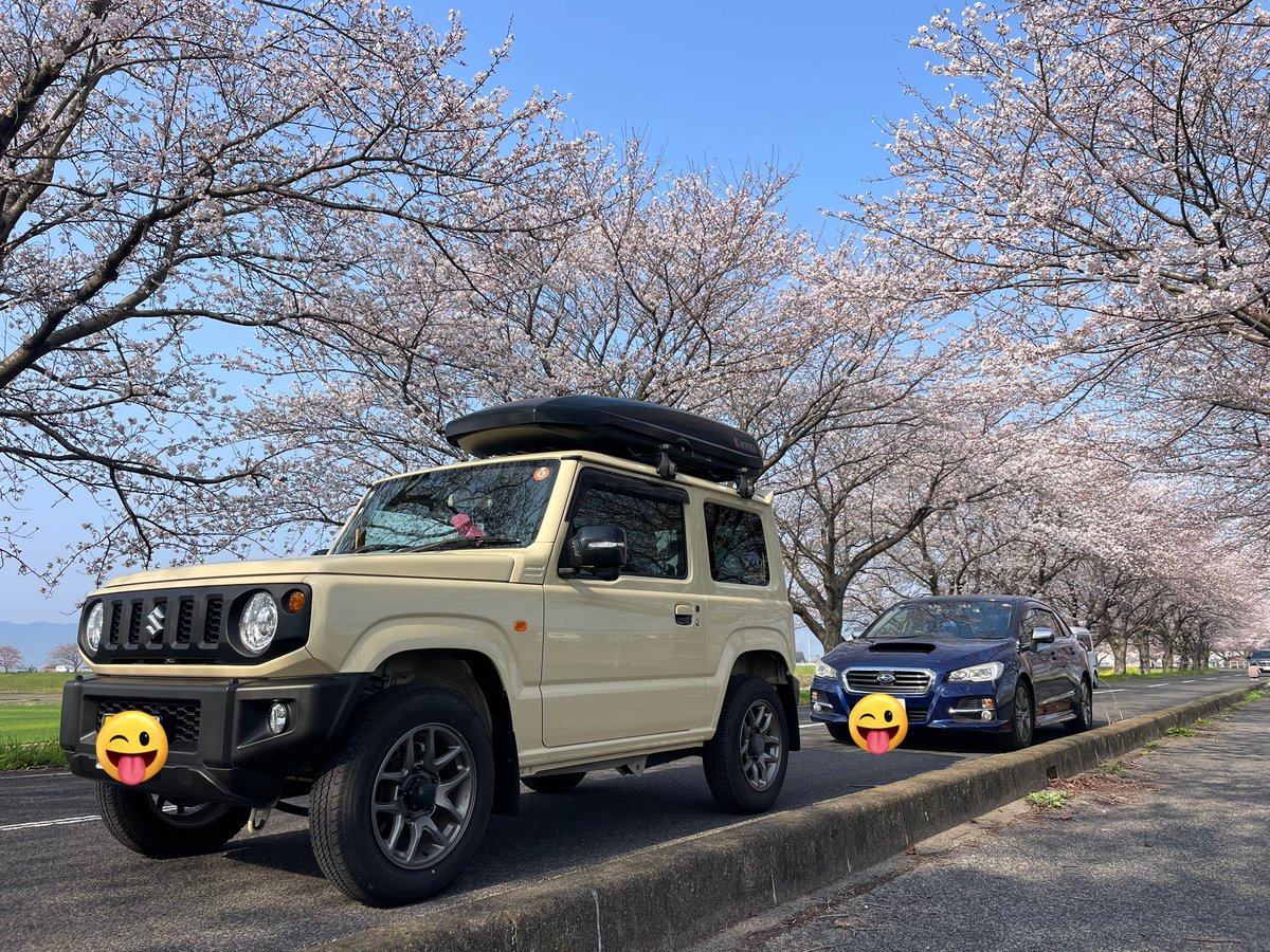 supergt9's tweet photo. 嫁のジムニーともパシャリ https://t.co/NliinL26oL