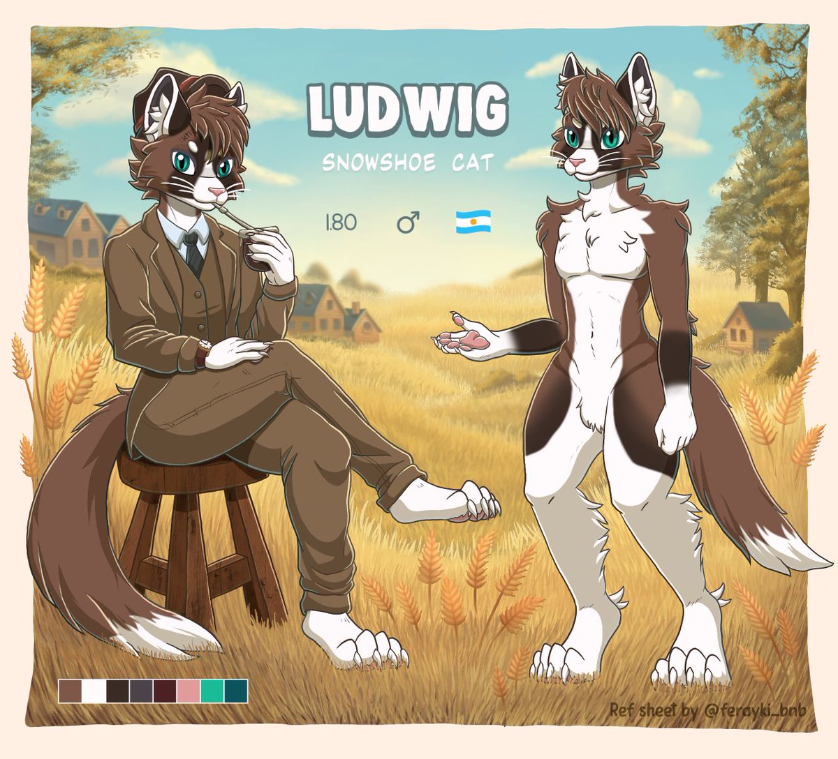 Commission for LuddeCat (TG)🐱🤍✨️

#Commission #referencesheet #furry #furryart #furryartist #furryartwork #furryfandom #furrycommunity #cat #feline #MyArtwork #artist #art #digitalart #DigitalArtist #ArtistOnTwitter #ArtistOnX #commsopen #commissionwork